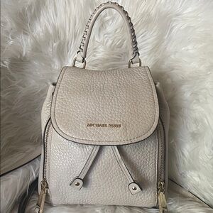 Michael Kors Pebble Leather Mini Backpack EUC